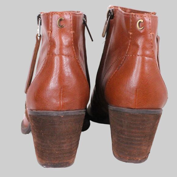 SAM EDELMAN Whistler Ankle Boot in Brown Size 8.5 - Picture 8 of 16